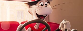 El gato con sombrero fondo