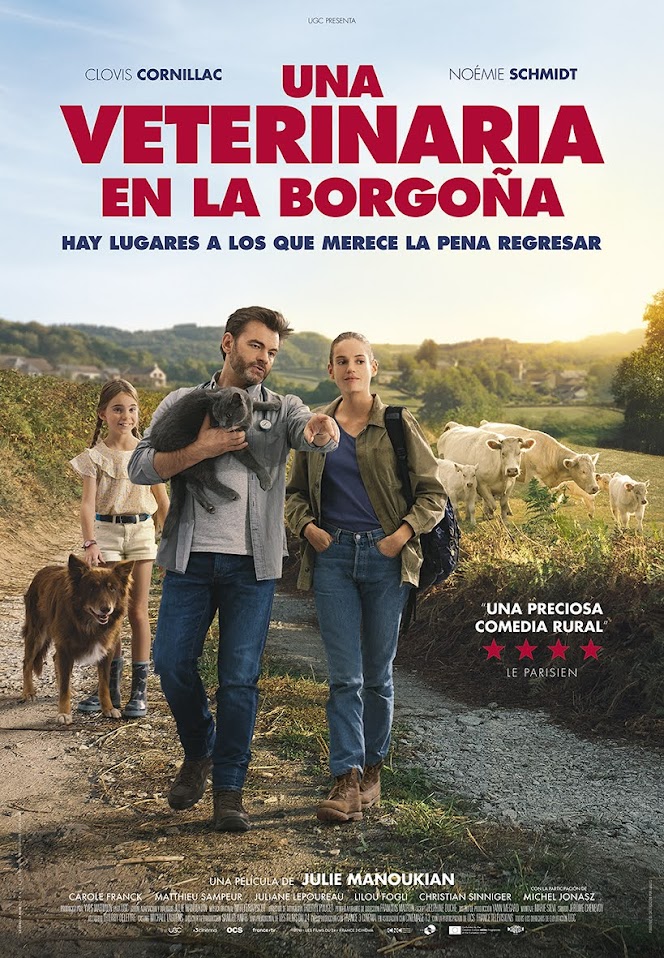 Cartel de la película Una veterinaria en la Borgoña