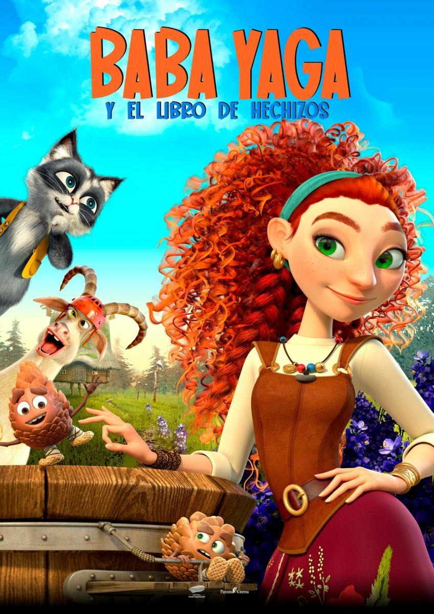 Cartel de la película Baba Yaga y el libro de hechizos
