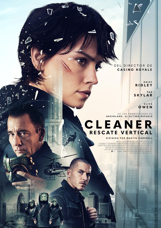 Cartel de la película Cleaner: Rescate vertical