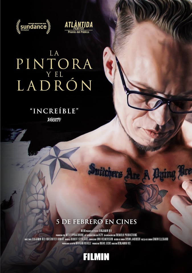Cartel de la película La pintora y el ladrón