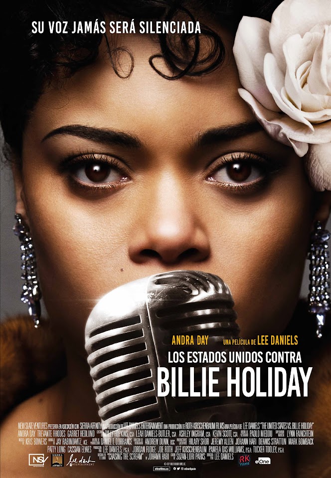 Cartel de la película Los Estados Unidos contra Billie Holiday