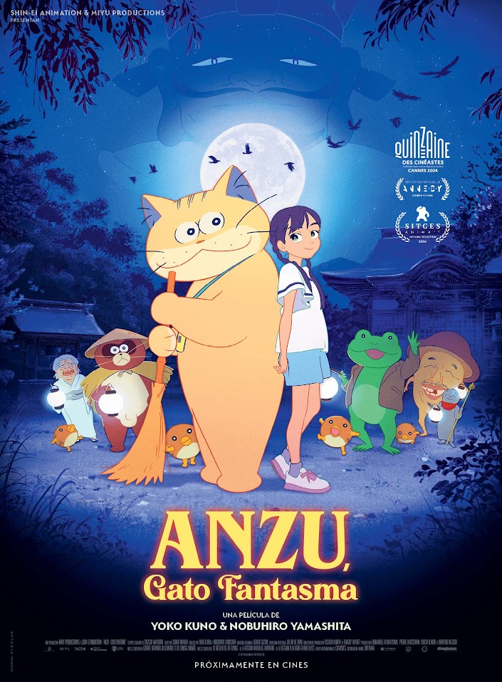 Cartel de la película Anzu, gato fantasma