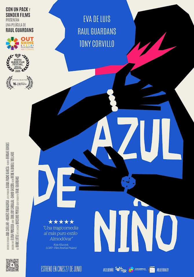 Cartel de la película Azul de niño
