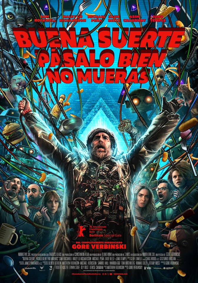 Cartel de la película Buena suerte, pásalo bien, no mueras
