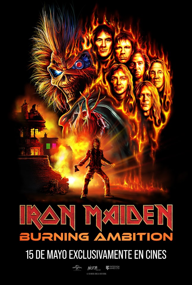 Cartel de la película Iron Maiden: Burning Ambition