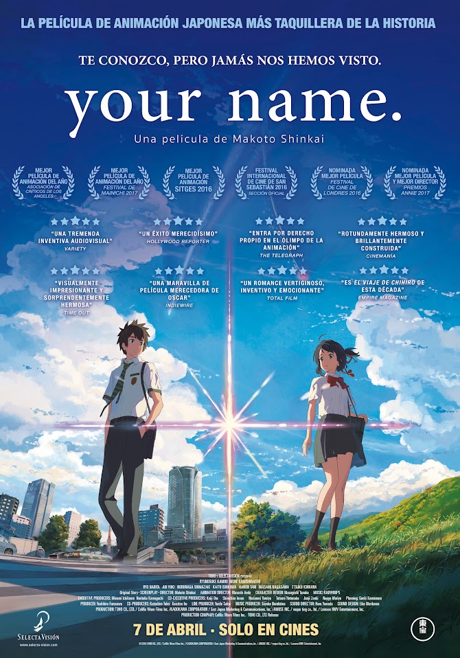 Cartel de la película Your Name