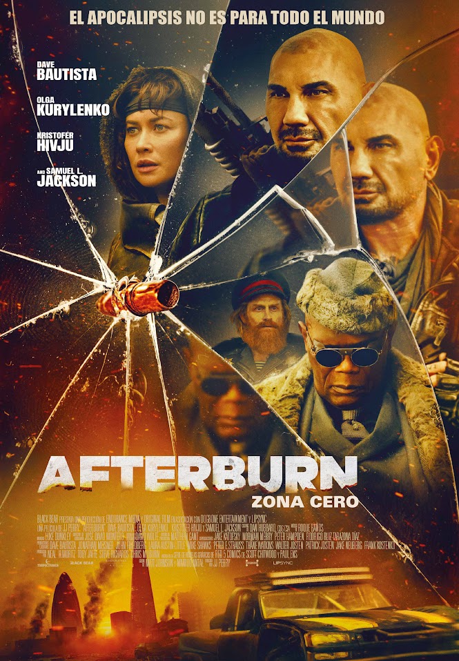 Cartel de la película Afterburn (Zona cero)