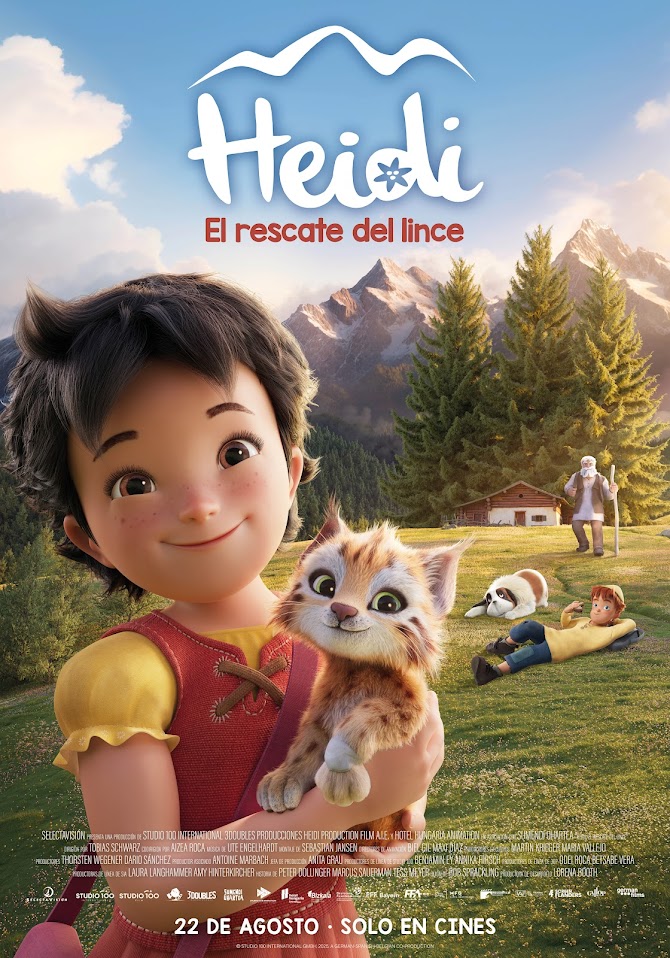 Cartel de la película Heidi, el rescate del lince