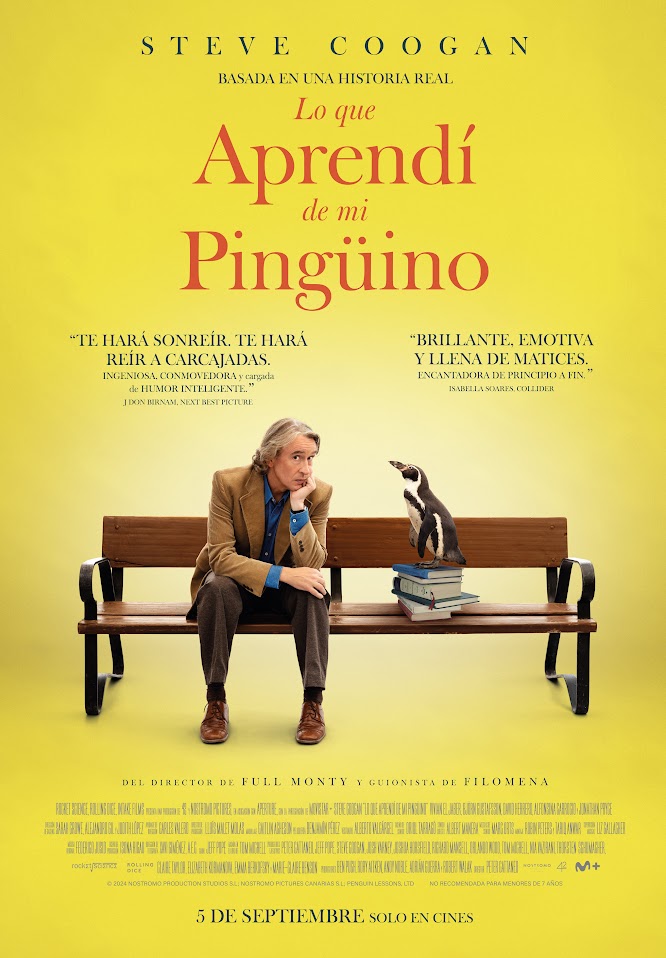 Cartel de la película Lo que aprendí de mi pingüino