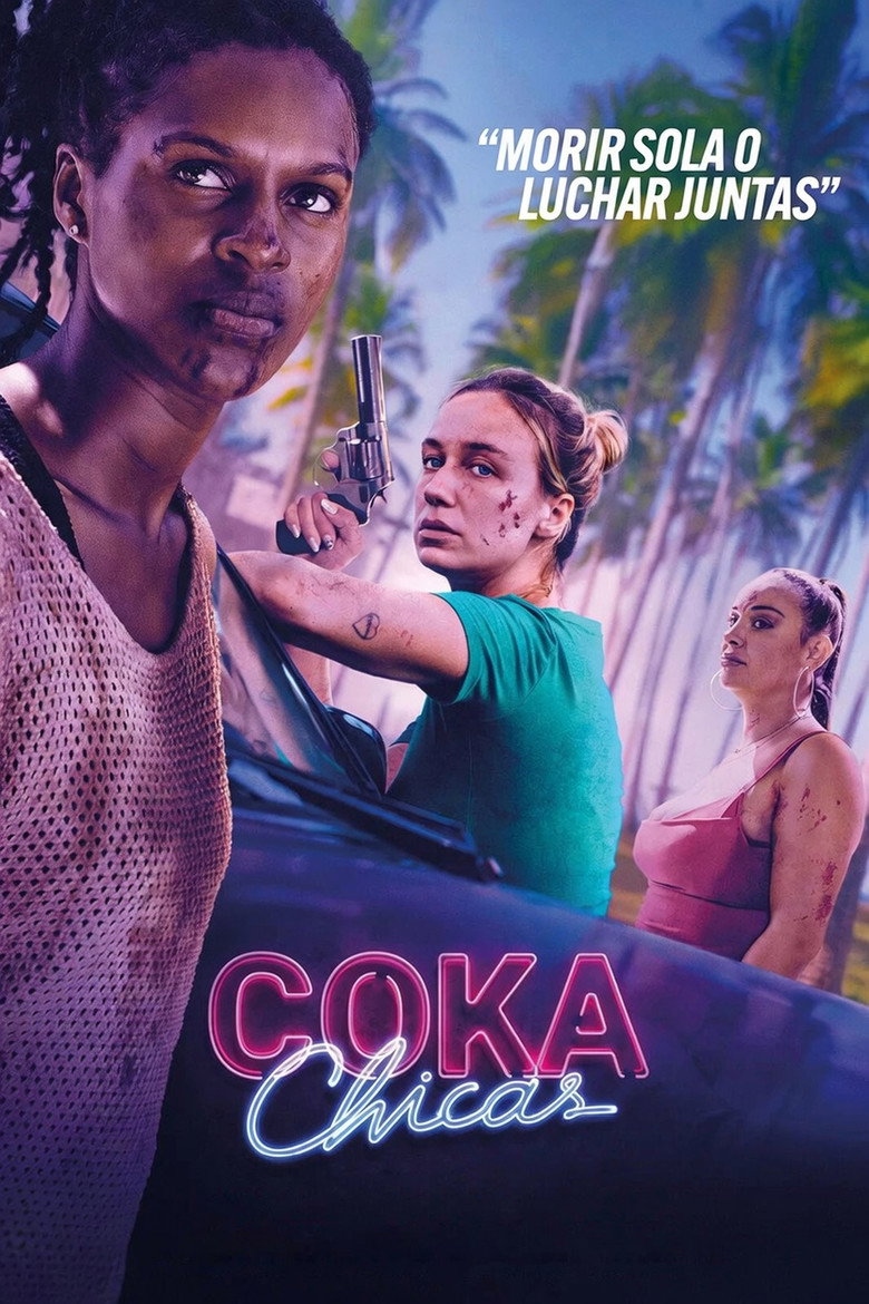 Cartel de la película Coca Chicas. Atrapadas en el Caribe