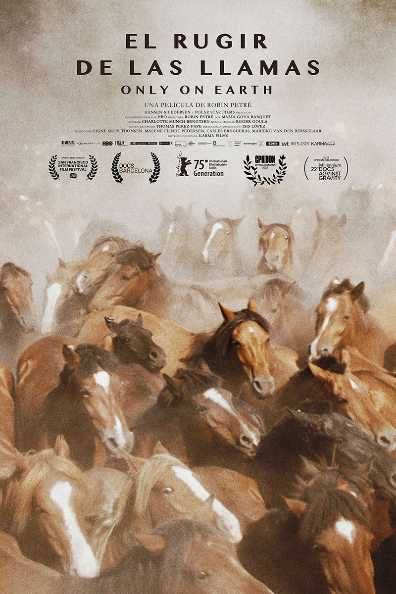 Cartel de la película El rugir de las llamas
