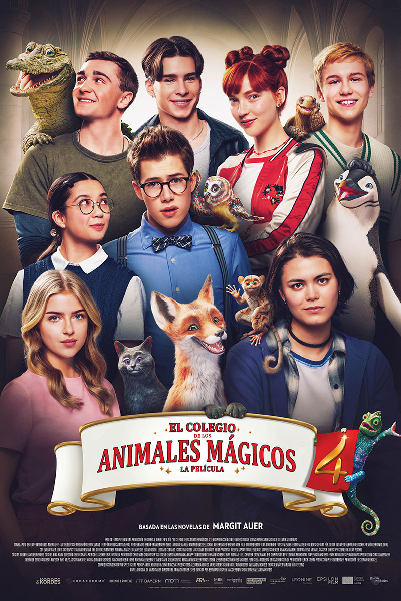 Cartel de la película El colegio de los animales mágicos 4