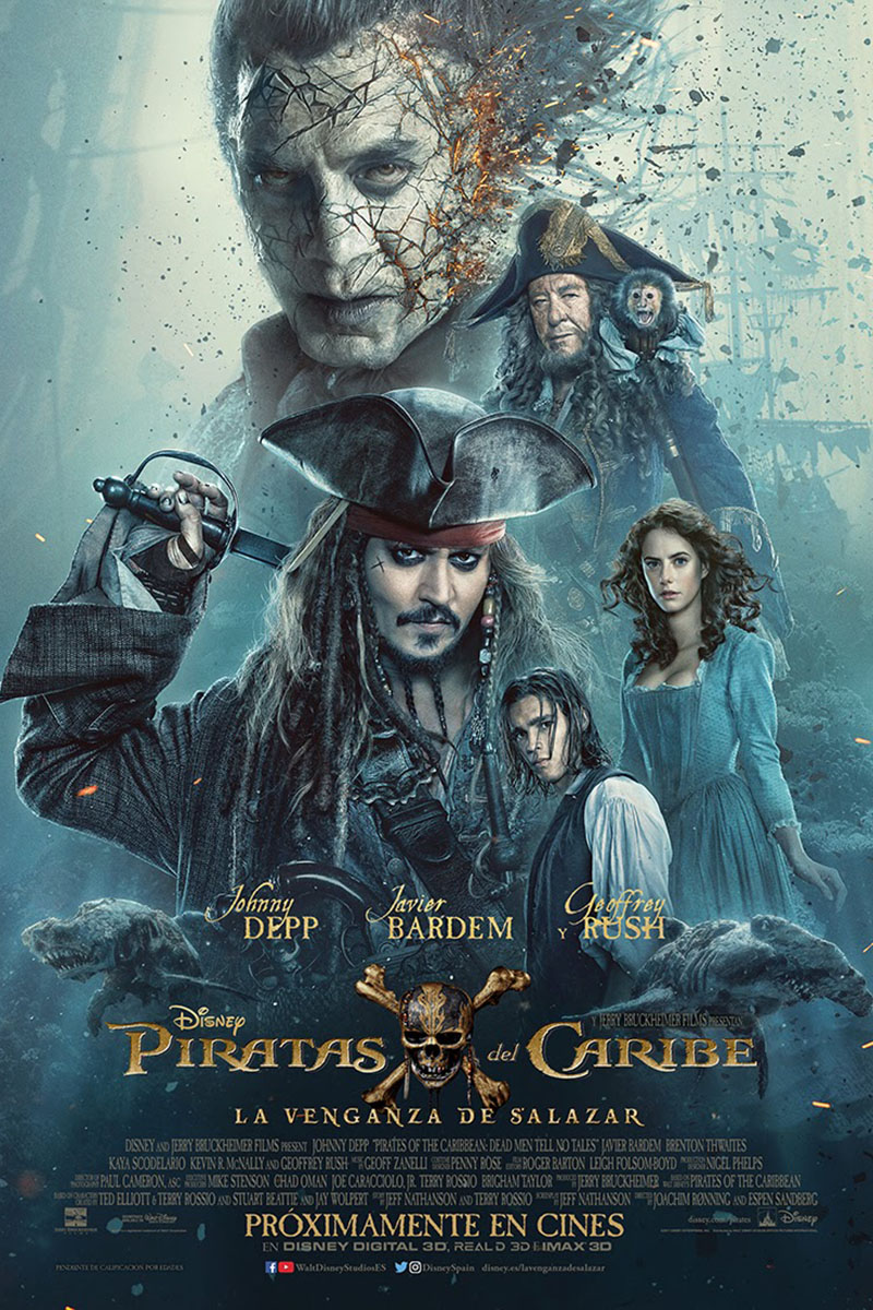 Cartel de la película Piratas del Caribe: La venganza de Salazar