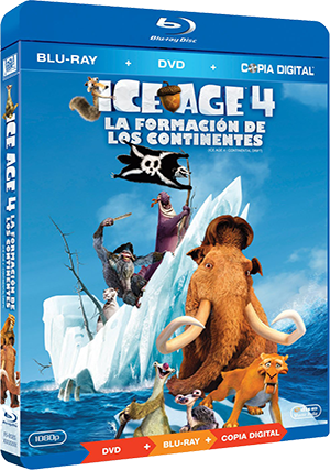 Carátula Blu-ray - Ice Age 4: La formación de los continentes