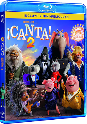 Carátula Blu-ray - ¡Canta! 2