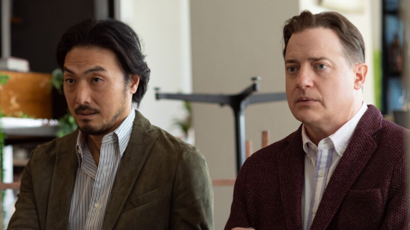 Brendan Fraser y Takehiro Hira en Rental Family (Familia de alquiler) (2025)
