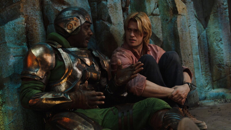 Idris Elba y Nicholas Galitzine en He-Man y los Masters del Universo (2026)