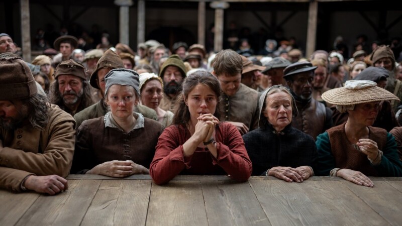 Jessie Buckley y Joe Alwyn en Hamnet (2025)