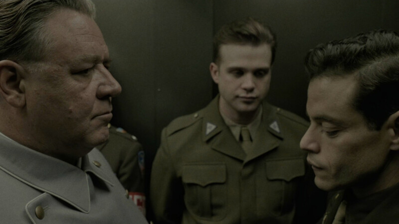 Russell Crowe y Rami Malek en Núremberg (2025)