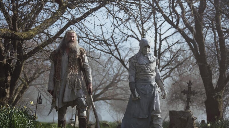 Murray Bartlett y Hugh Jackman en La muerte de Robin Hood (2026)