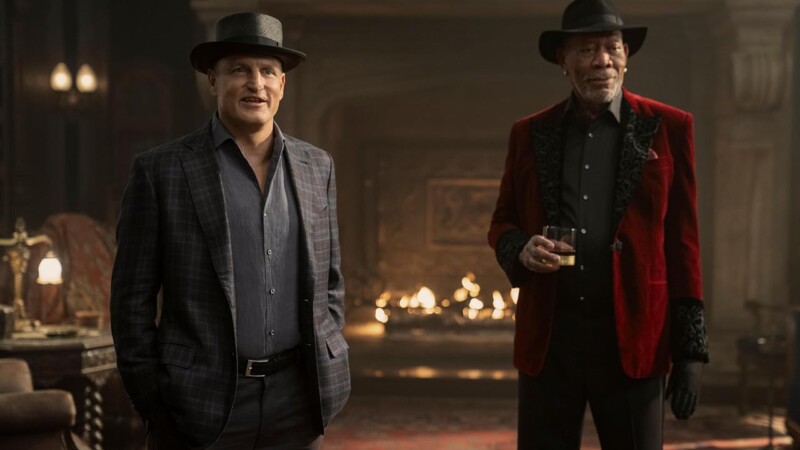Morgan Freeman y Woody Harrelson en Ahora me ves 3 (2025)